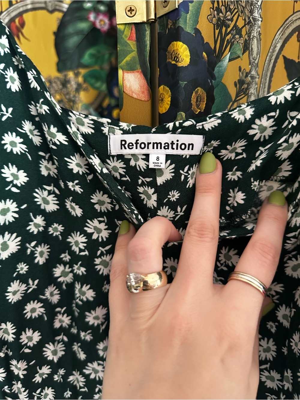 Reformation Crimini Dress Chiana 8 New - Picture 5 of 5
